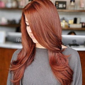 Red Hair Coloring and Cut